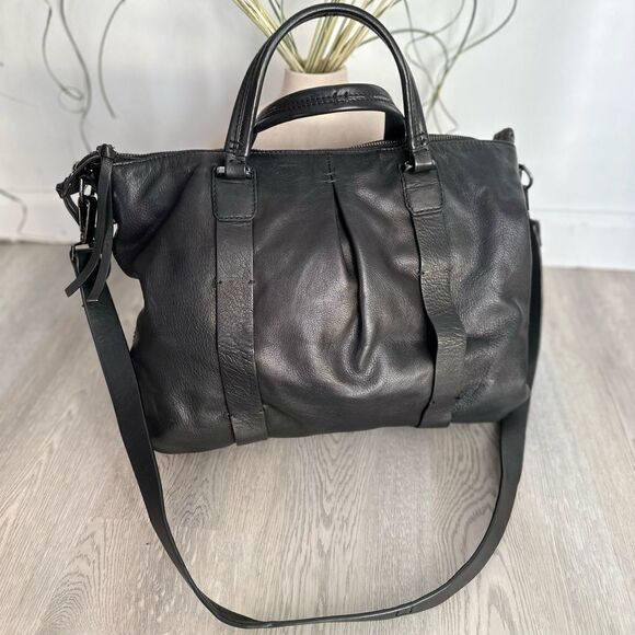 Kooba Joshua Leather Satchel Bag, Black - Picture 5 of 8